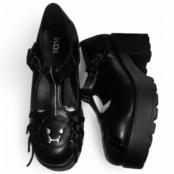 Dolls Kill A Spider's Choice Mary Janes - Picture 2 of 5